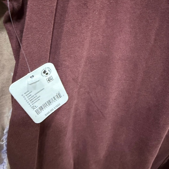 Free people hot shot tee romper chocolate( new with and without tag) - Picture 9 of 10